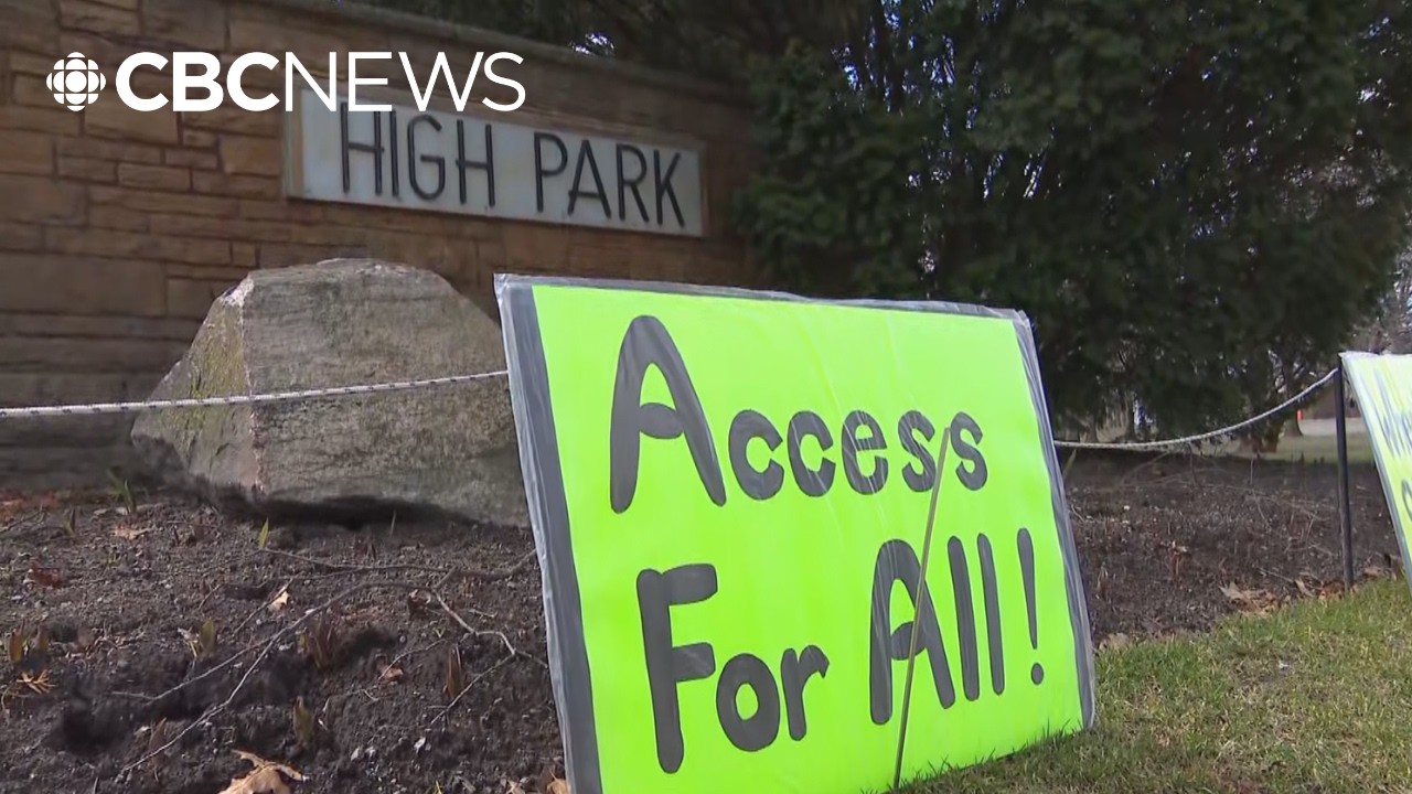 Demonstrators protest weekend car ban at High Park