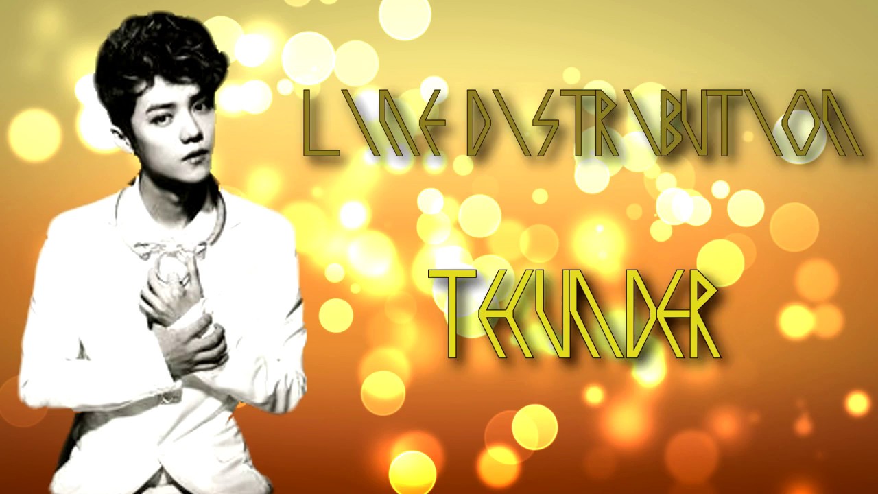EXO-M - Thunder (Line Distribution)