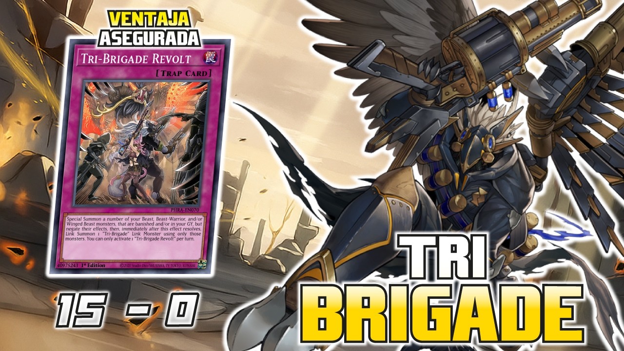 Tri-Brigade | ¡Racha de 15 victorias! Este es el deck | Guia Duel Links