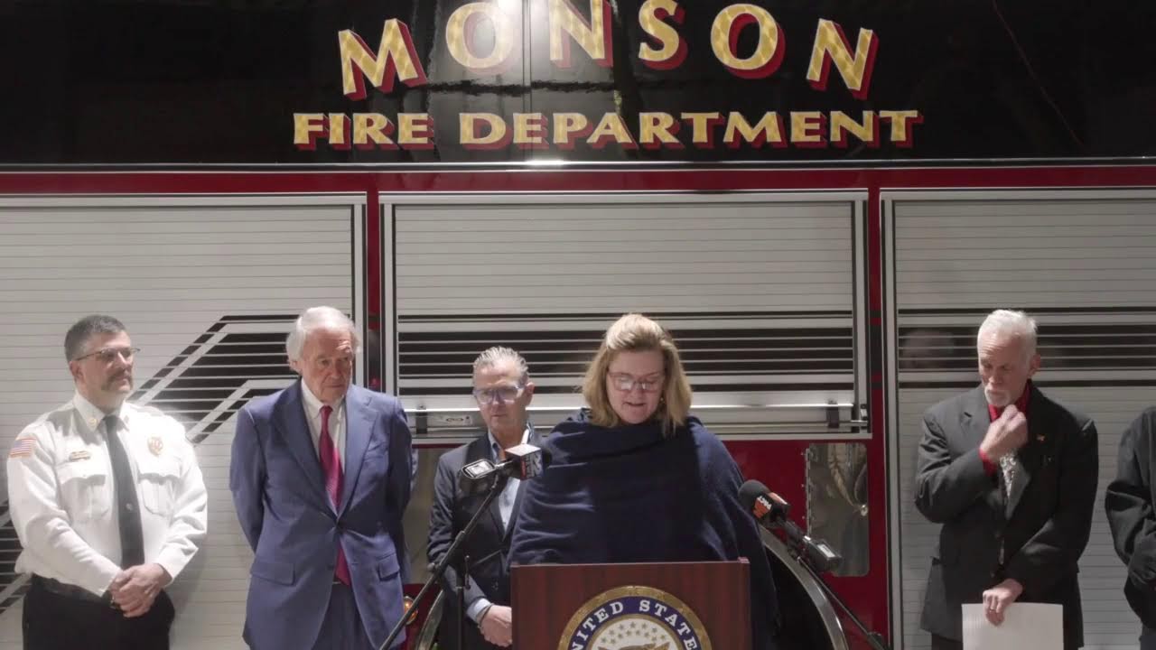 Live in Monson: Announcing $1M to renovate and expand the Monson Fire Station.