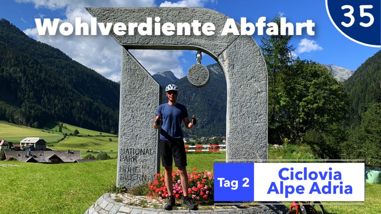 Epische Abfahrt! | Ciclovia Alpe Adria Tag 2 | #35 von 51 | 12-Wochen-Radreise