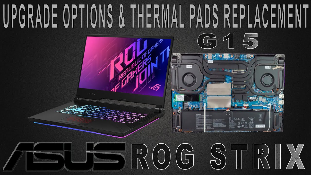 ASUS ROG STRIX G15 | Teardown/Disassembly | UPGRADE OPTION Gaming Laptop - TakeThatScrewOut