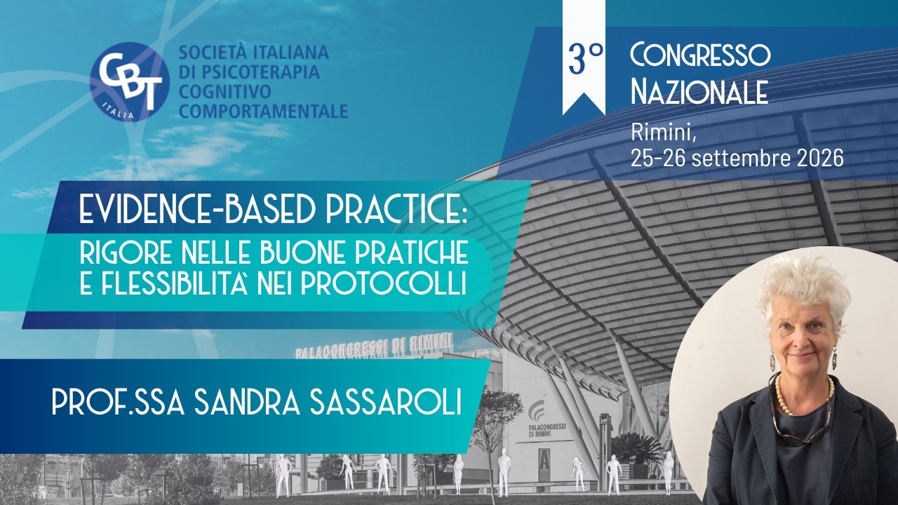 L'idea fondativa di CBT-Italia | Prof.ssa Sandra Sassaroli
