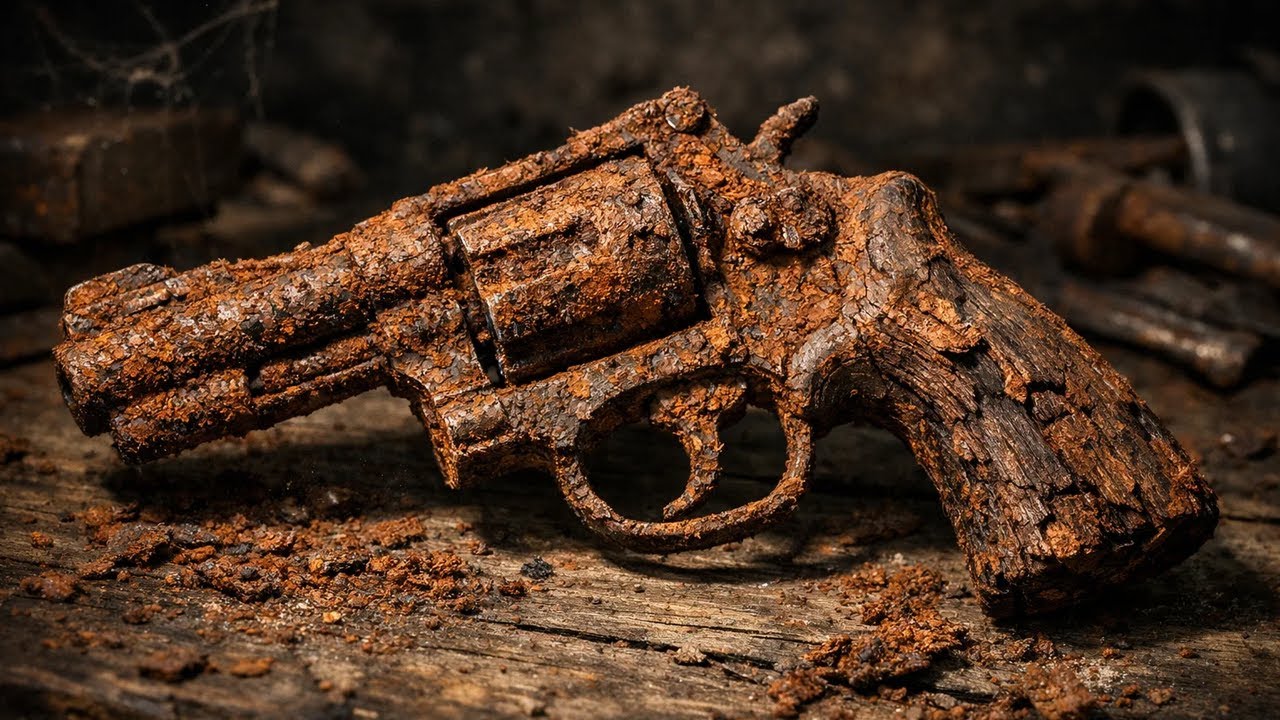 Complete Restoration of a .357 Magnum Revolver: From Rusted Relic to Pristine Powerhouse
