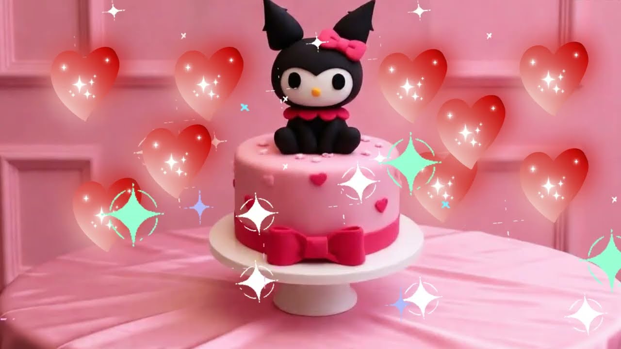 ⚫ Dream Kuromi Cakes 🎂➰🎀 Hello Kitty Vibes Cakes #kuromicakes #kuromi #torta #tortadekuromi