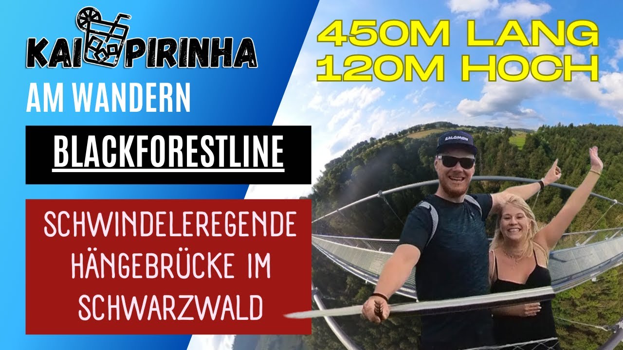 Hängebrücke Todtnau im Schwarzwald - Über die Blackforestline und zum Todtnauer Wasserfall