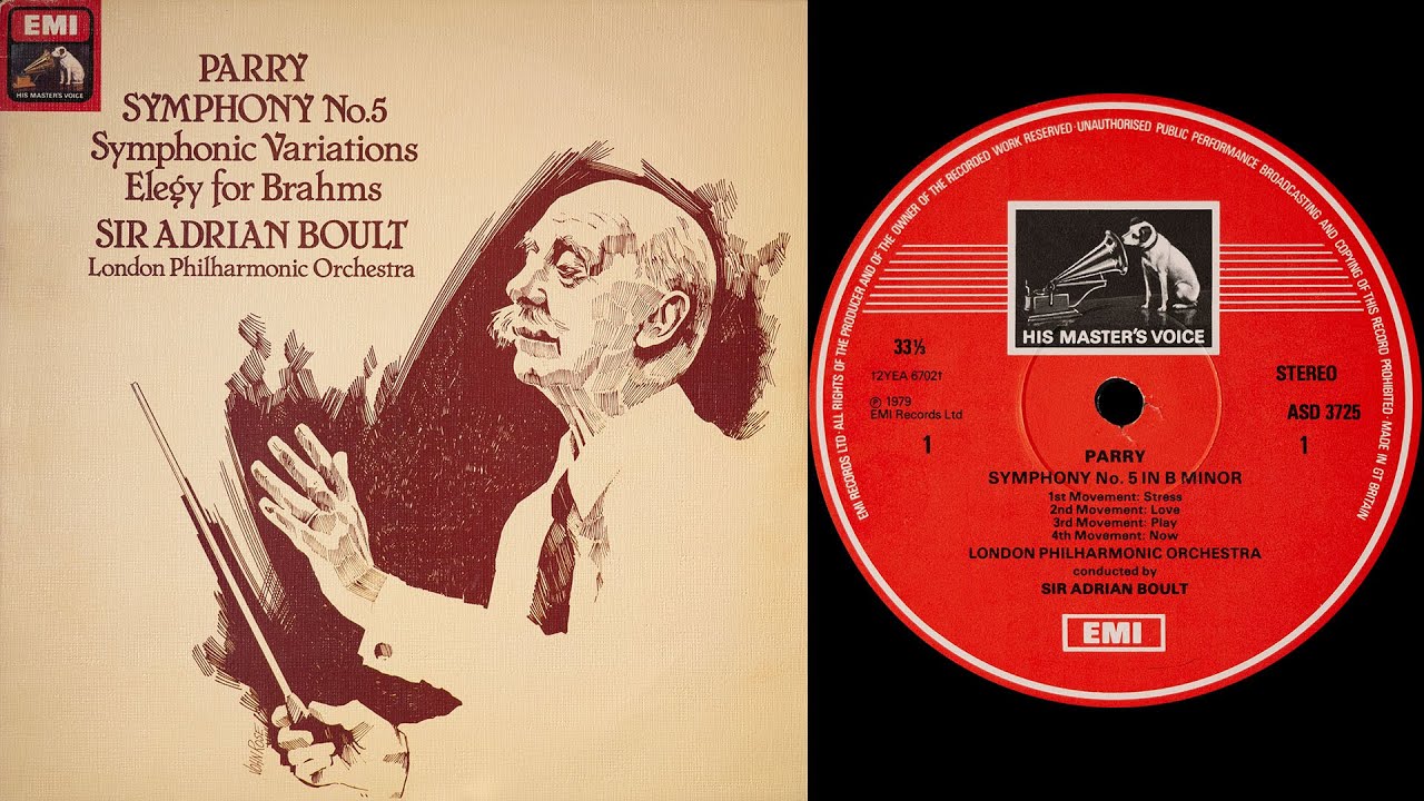 Parry - Symphony No.5 (Boult) (vinyl: Sumiko Starling, Graham Slee Accession MC, CTC Classic 301)