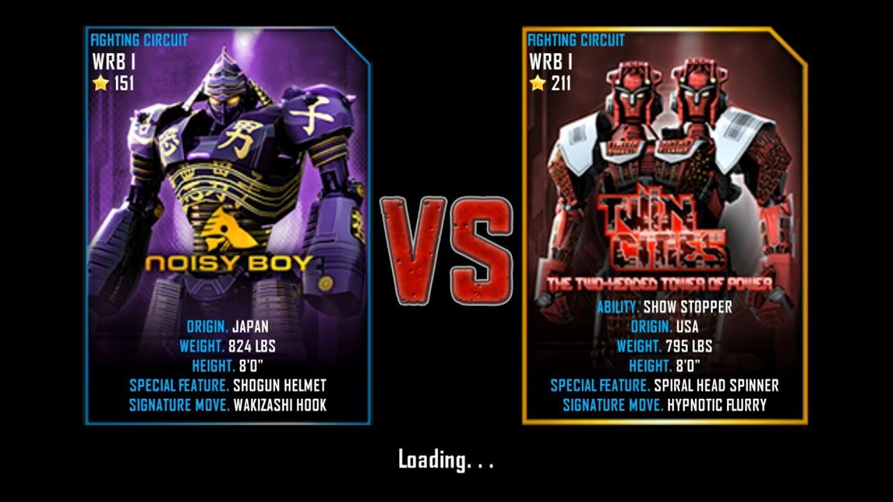 Real Steel WRB I FINAL Noisy Boy VS Twin Cities (champion) NEW UPDATE (Живая Сталь)