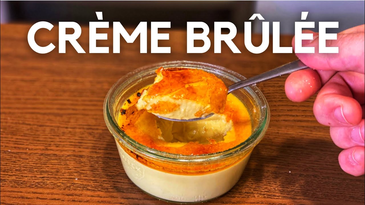 Crème brûlée | cuisson à basse température | sous vide à la maison