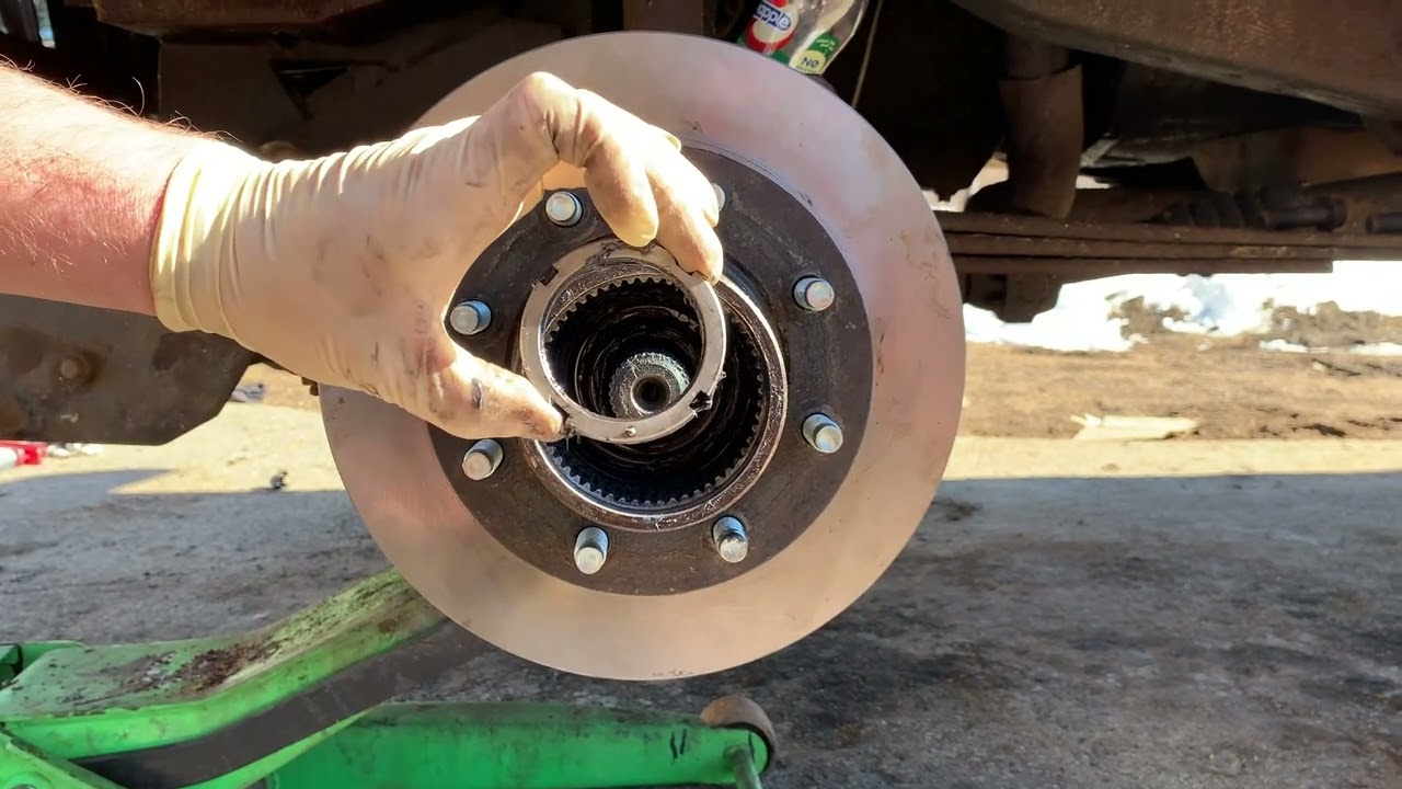 How To Replace Front Wheel Bearings and Rotors [1992-1997 OBS Ford F250/F350 4x4]