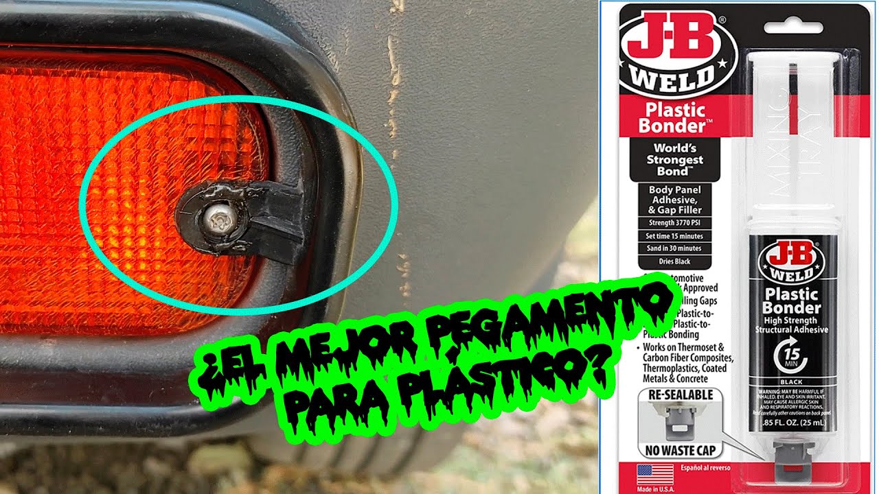 Super pegamento para plástico a prueba