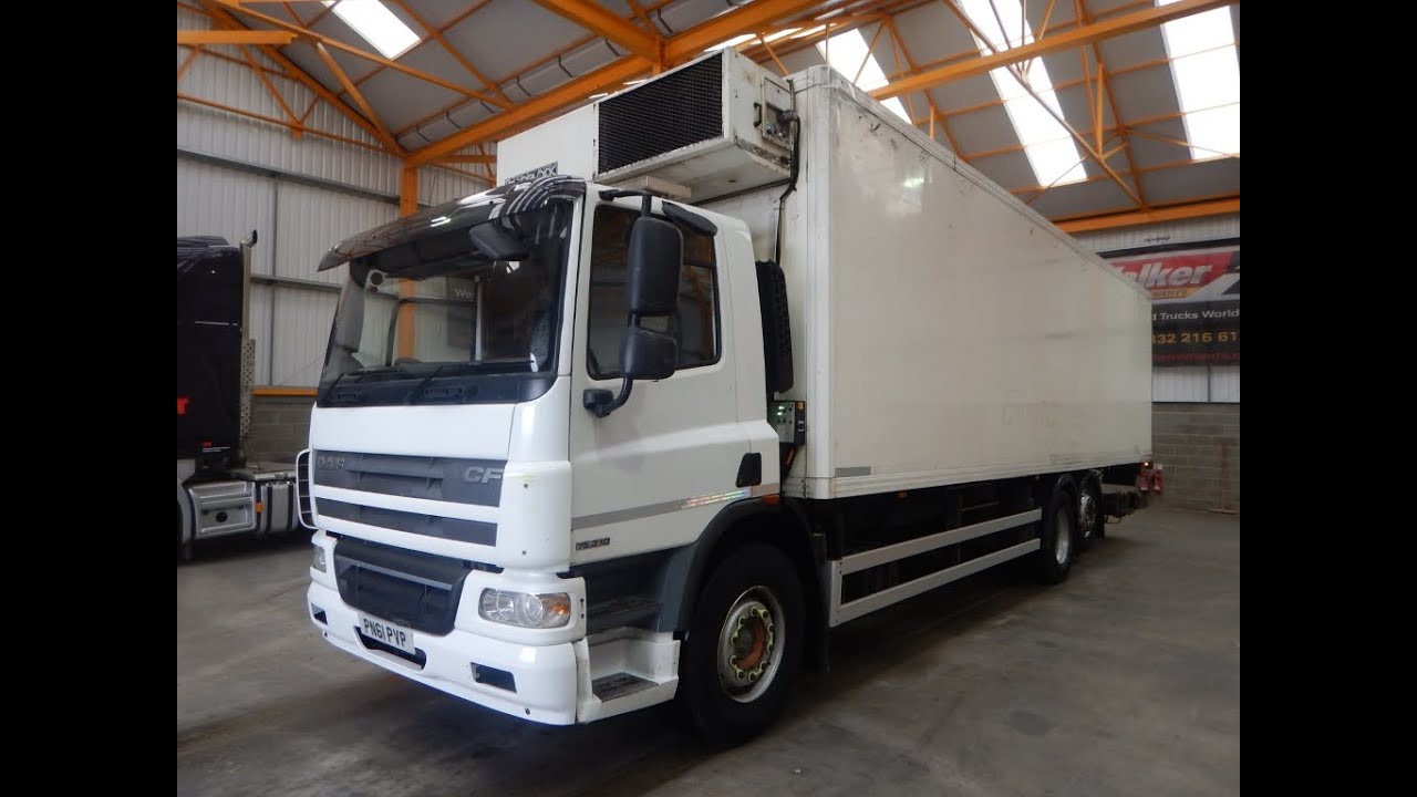 New In Stocklist For Sale - DAF CF75 310, 6 X 2, 26 TONNE INSULATED FRIDGE/FREEZER - 2011 - PN61 PVP