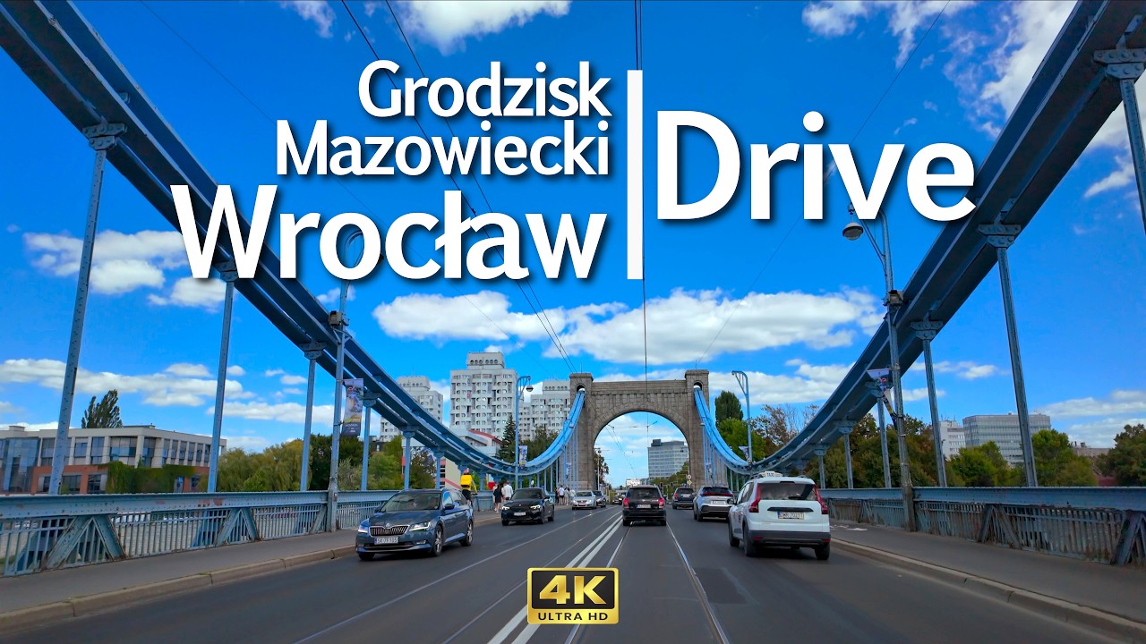 Just Drive Across Poland | ASMR Driving Tour • 4K