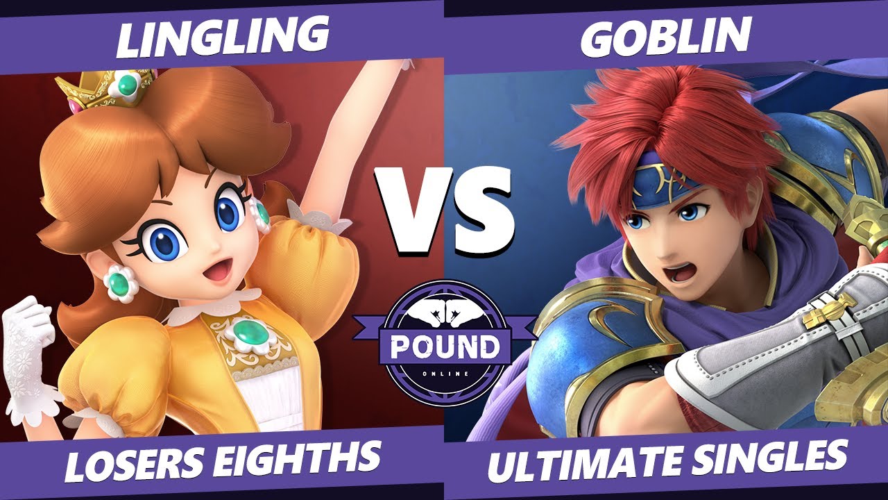 Pound Online 2020 SSBU Losers Top 8 - Lingling (Daisy) Vs. Goblin (Roy) Smash Ultimate Singles