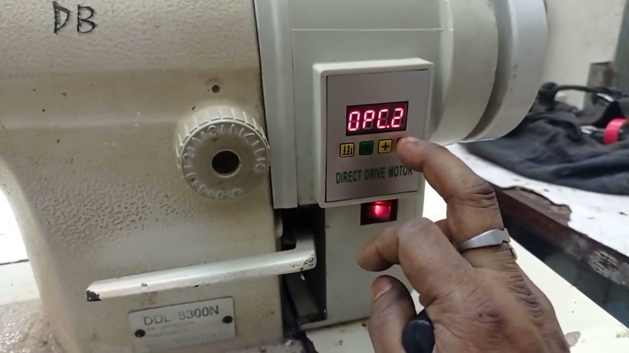 ym-dd-sl direct drive motor menu  Control panel  an  Speed Lock