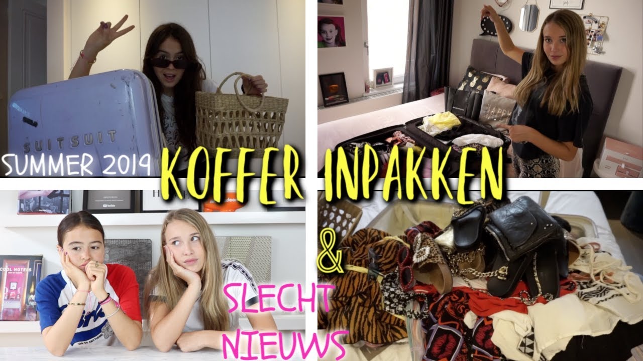SLECHT NIEUWS....EN KOFFER INPAKKEN VOOR DE ZOMERVAKANTIE!