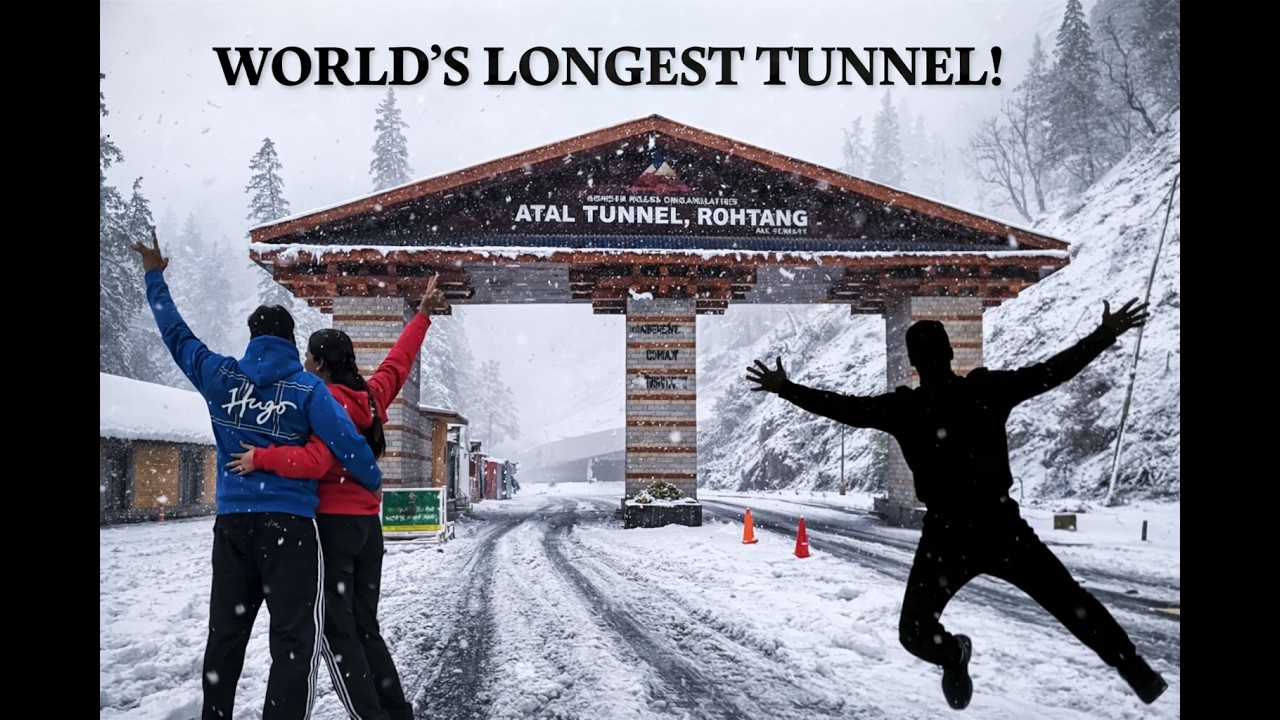 Atal Tunnel Rohtang Pass 2025 | Manali to Atal Tunnel | Manali Trip Vlog | Solan local food | Snow