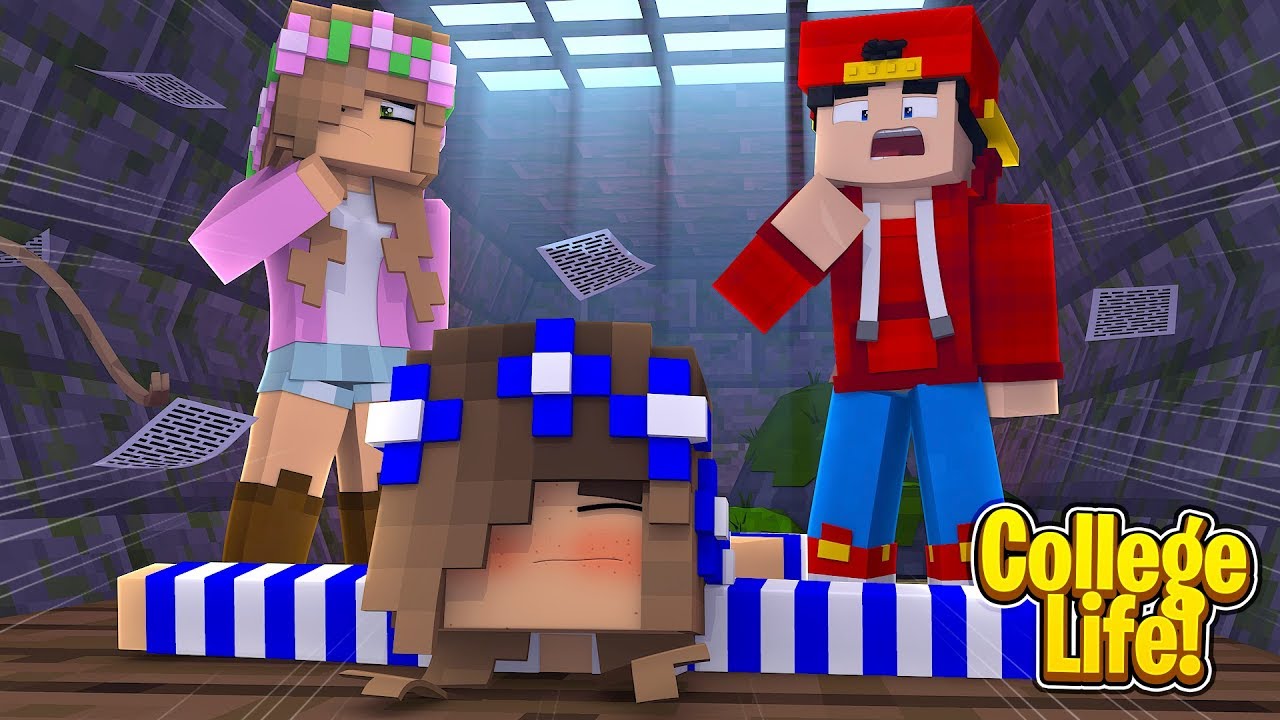 WHO GETS KILLED?! MURDER MYSTERY | Minecraft | College Life | Little Kelly & Ropo