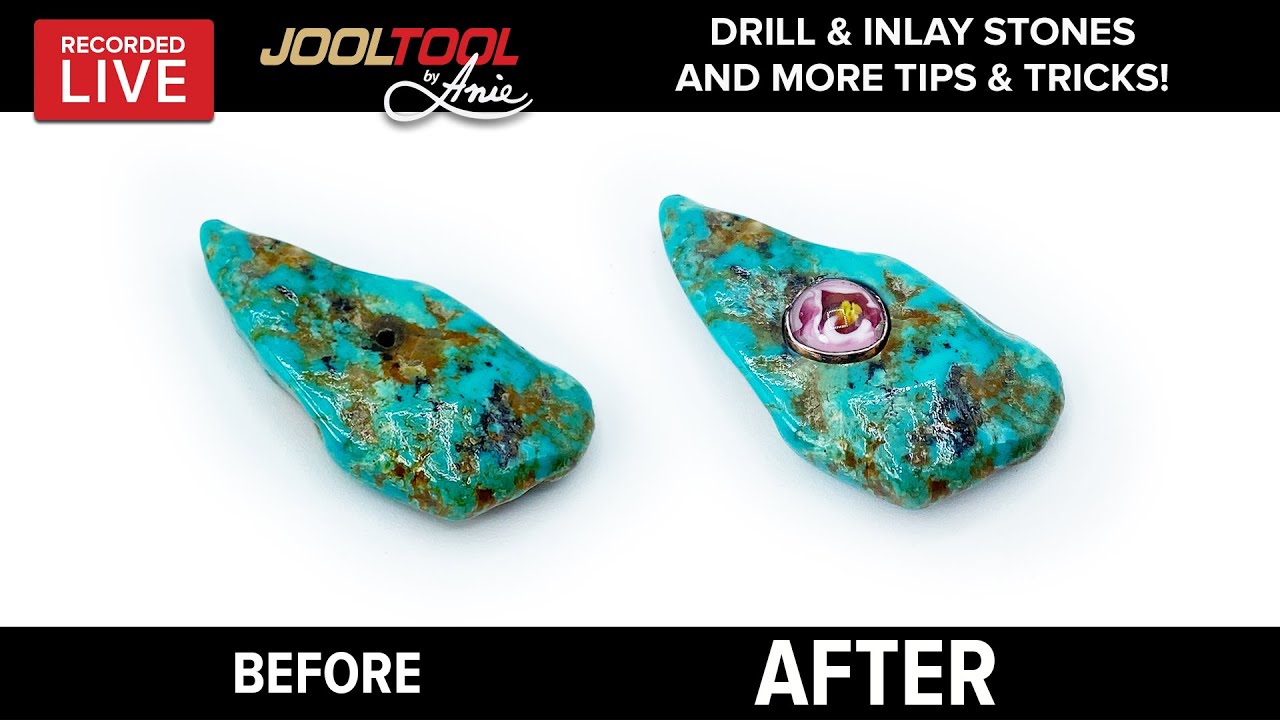 Drilling Stones & Beads + Inlay Work on the JOOLTOOL - LIVE with Anie