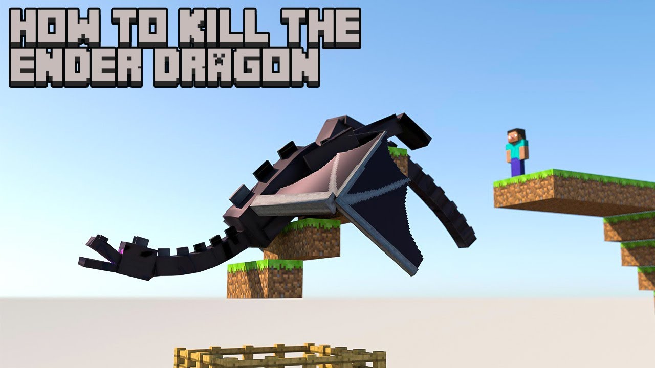 Minecraft - How To Kill The Ender Dragon [softbody simulation]