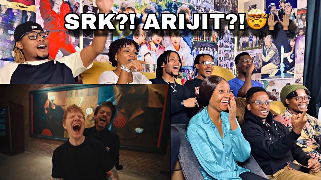 African friends reaction to Ed Sheeran - Sapphire (Official Music Video)