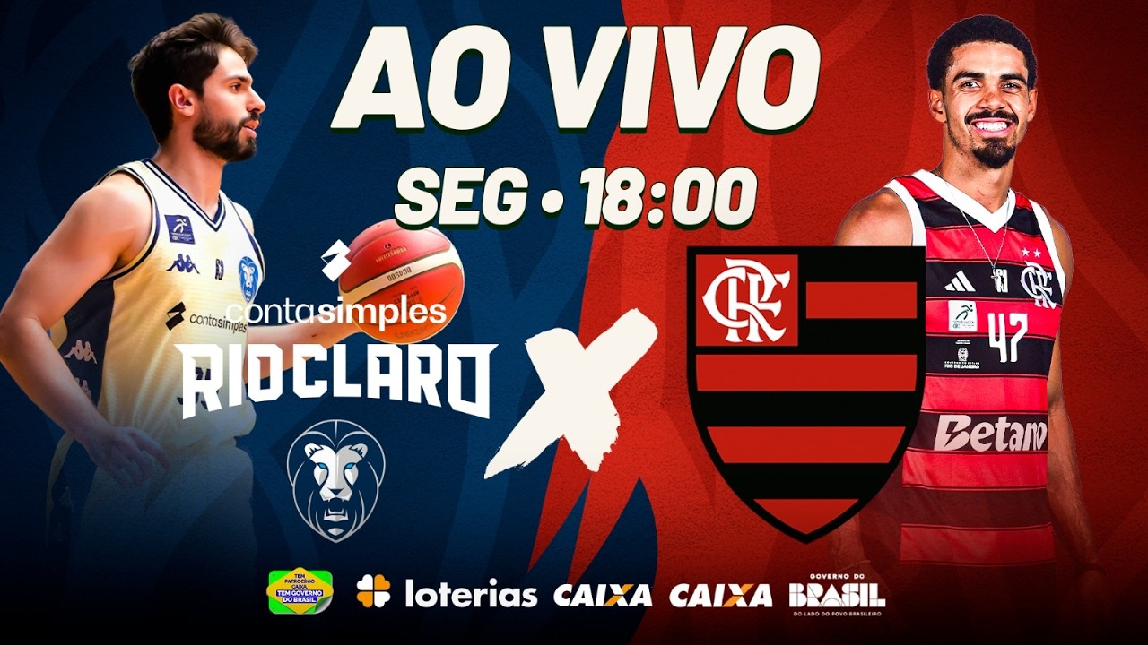 Conta Simples Rio Claro x Flamengo | NBB CAIXA 2025/26 | AO VIVO | 16/02/2026 | 18h00