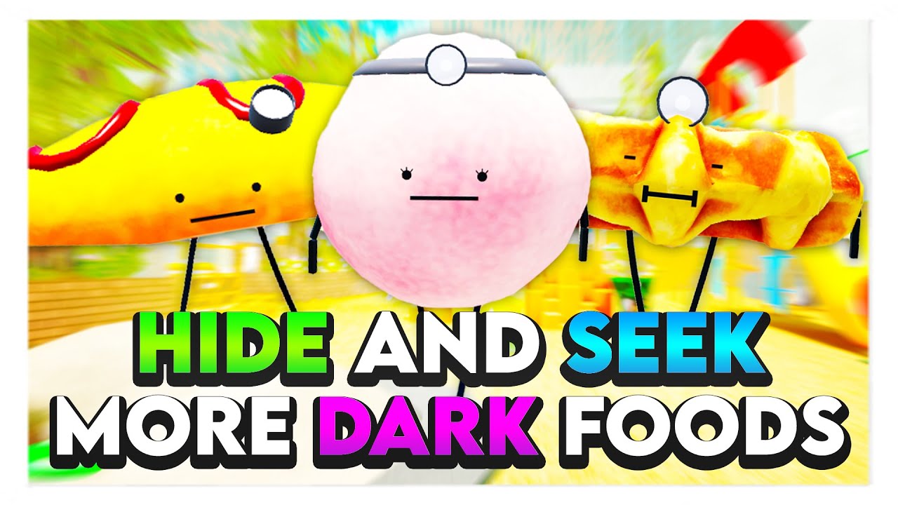 Roblox SECRET STAYCATION HIDE & SEEK WITH MORE DARK FOODS! 💡