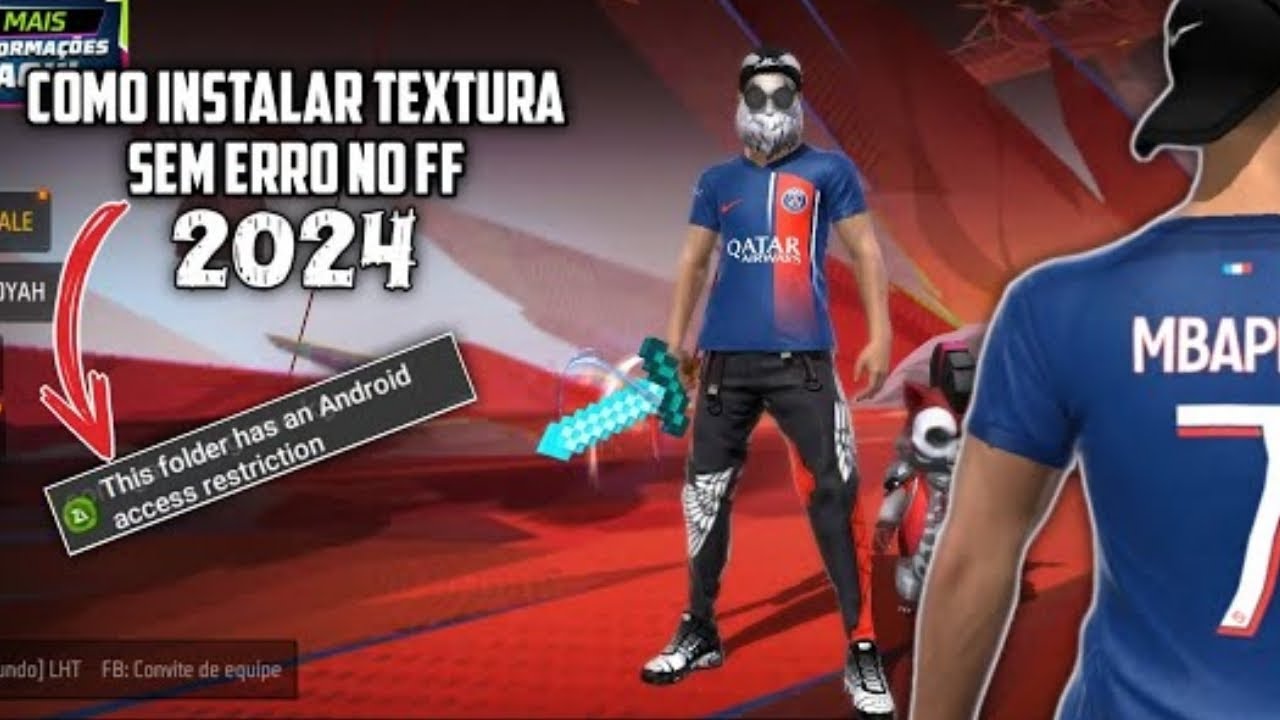 COMO colocar TEXTURAS para o FREE FIRE  |  ZEUS   | CR&Eacute;DITOS DA TEXTURA PARA @Skull333ofc