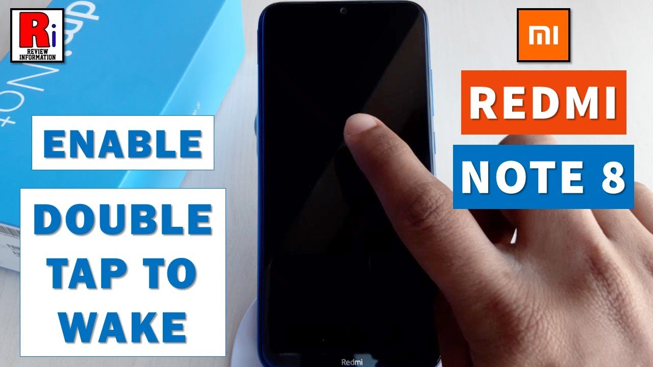 How To Enable Double Tap To Wake Feature In Xiaomi Redmi Note 8