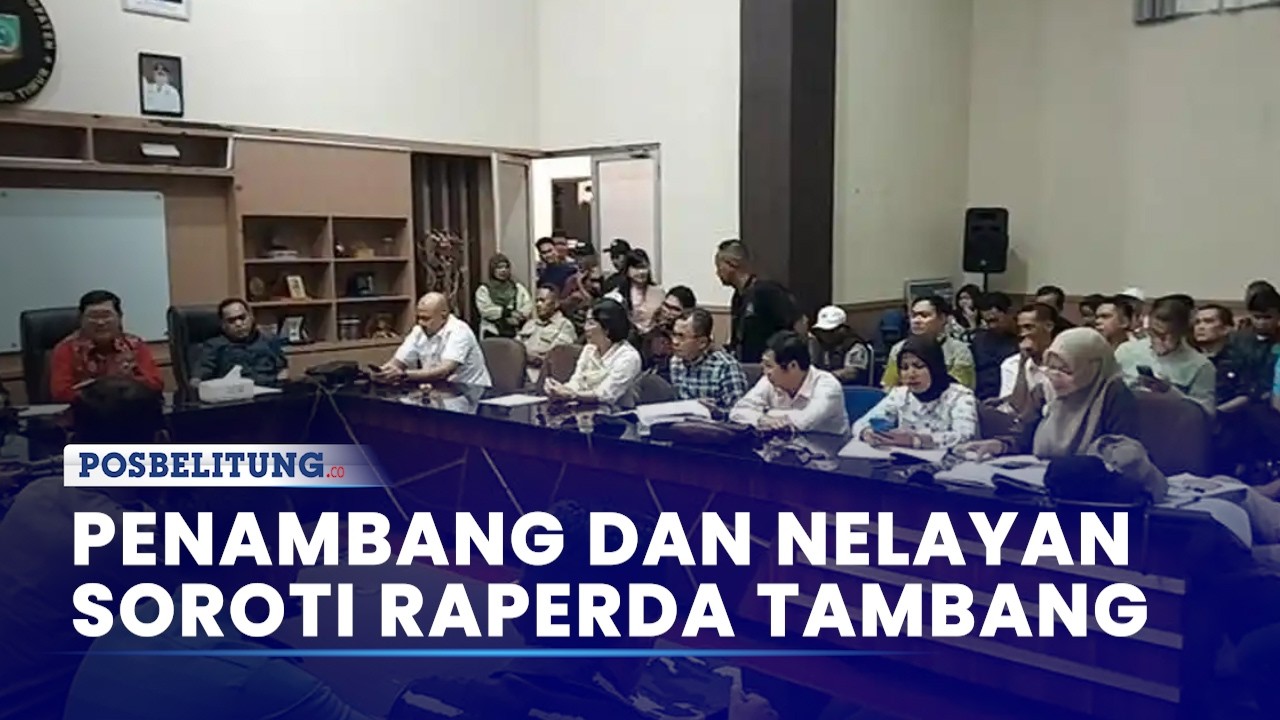 Penambang dan Nelayan Soroti Raperda Tambang Belitung Timur Dinilai Belum Siap