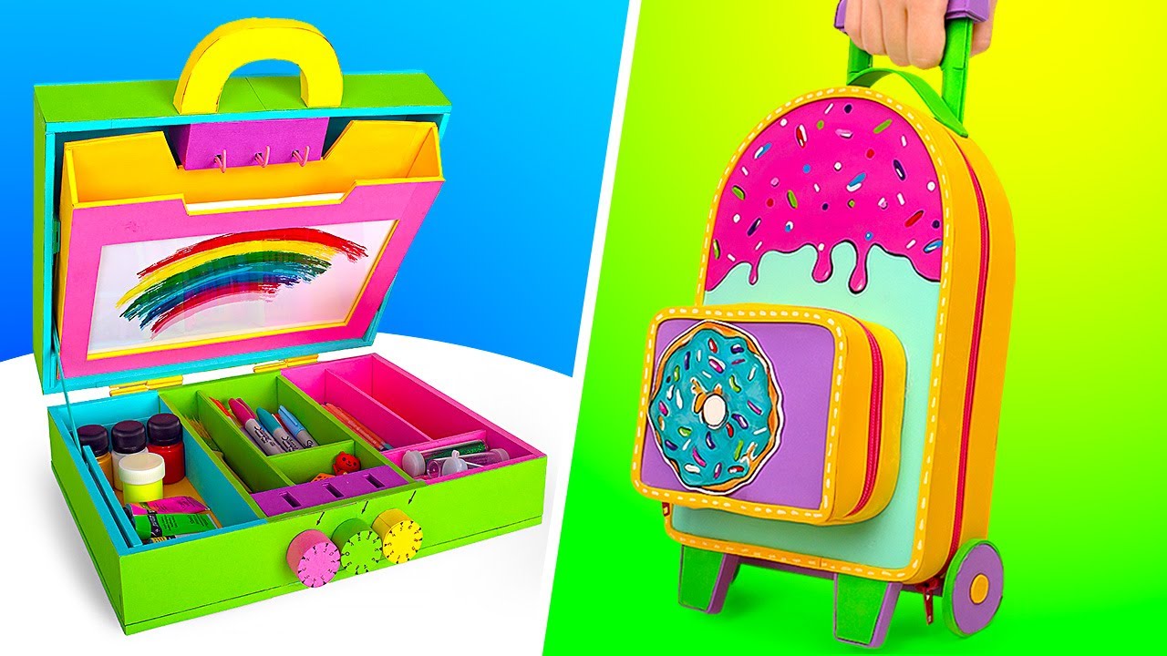 Coolest DIY Storage For Stationary || 2 Easy Crafts