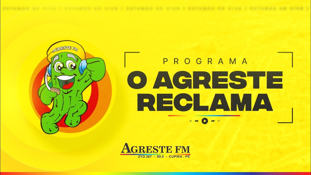 PROGRAMA - O AGRESTE RECLAMA - 19 - 01 - 2026