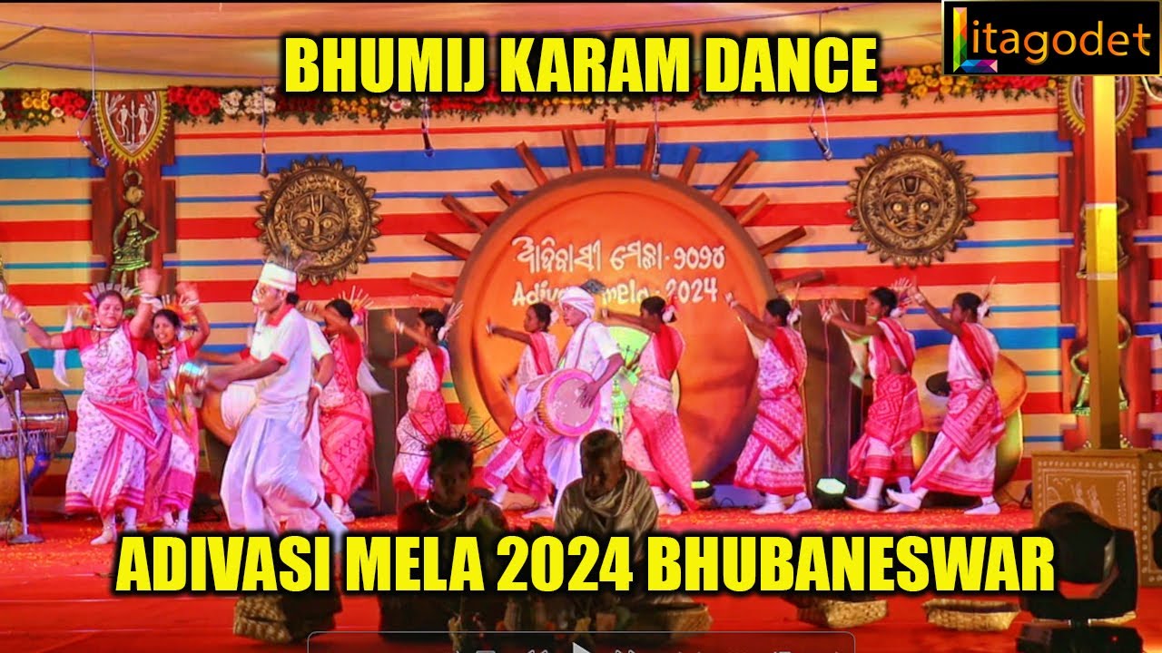 Adivasi Mela 2024 Bhubaneswar Bhumij Karam dance group