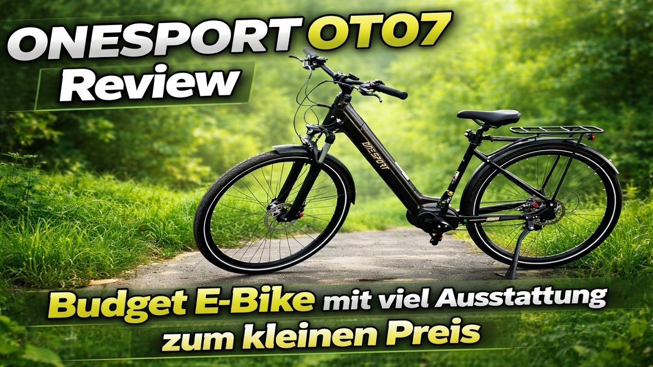 ONESPORT OT07 Review / Test - E-Bike mit vielen guten Komponenten zum kleinen Preis