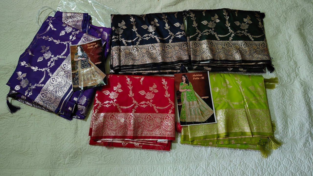 New collection benarash pattu sarees
