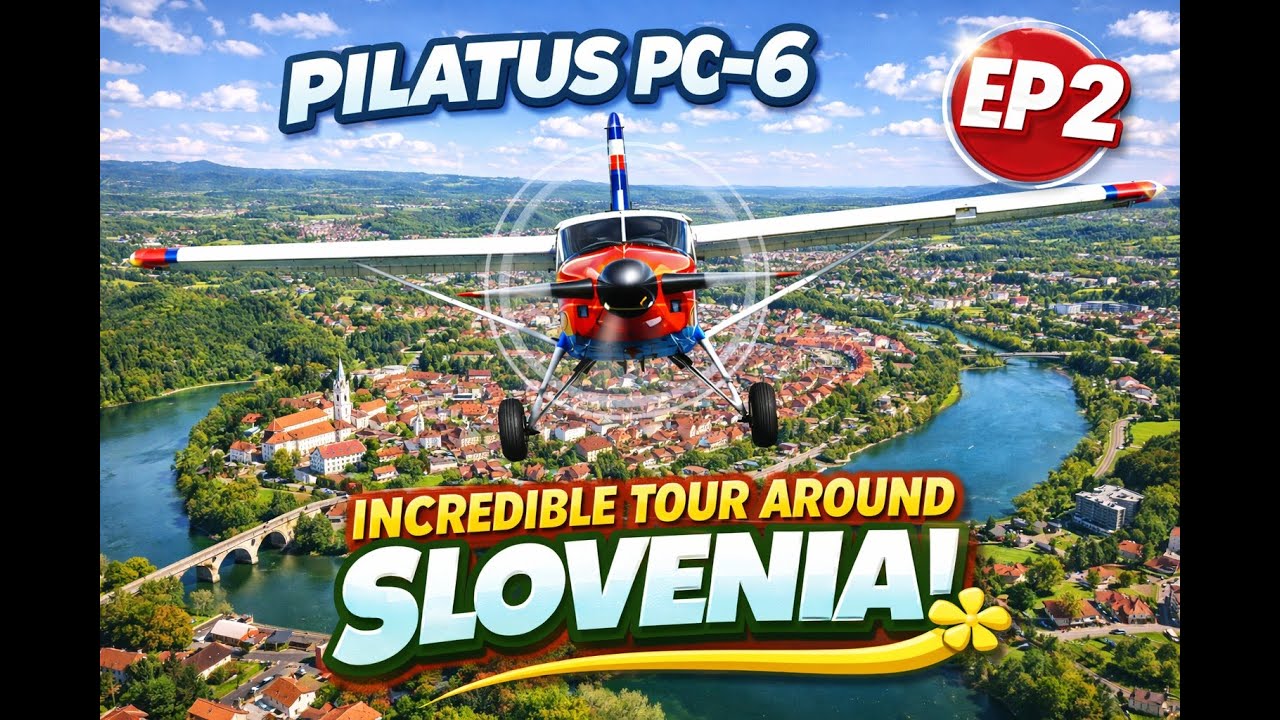 ✈️ MSFS24 | Tour Around Slovenia – EP 2 | Novi Lazi → Cerklje ob Krki | PC-6