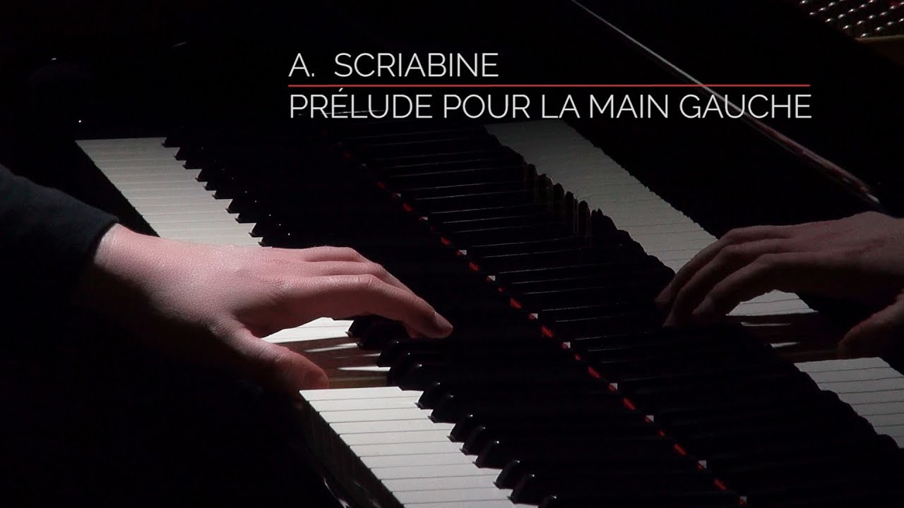 A. Scriabin - Prelude for the left hand (piano)