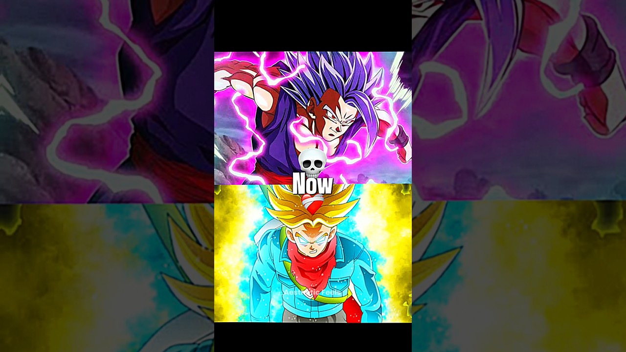 Gohan And Trunks||Then Vs Now💀🔥#shorts #dbs #dbz #dragonball