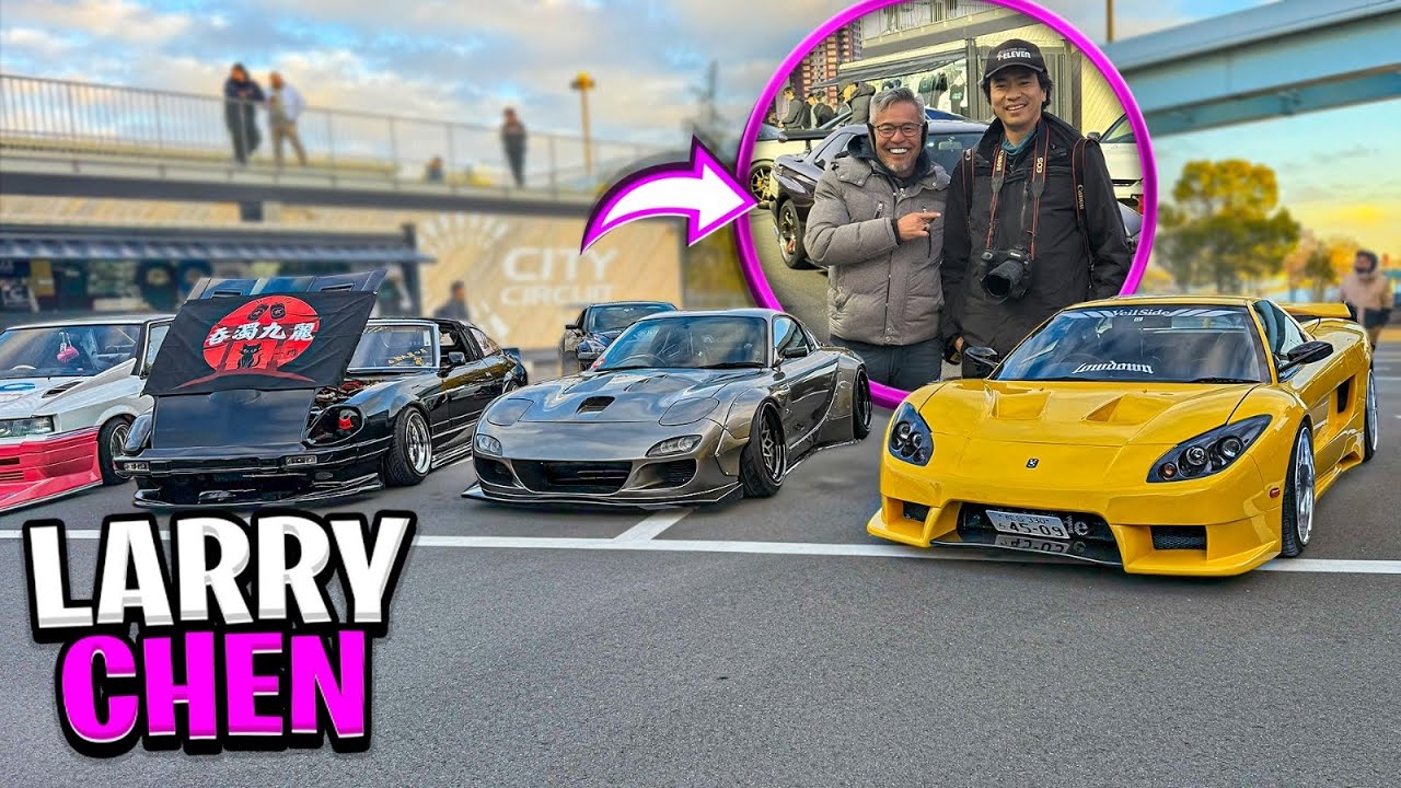 FUI AO ENCONTRO DE CARROS DO LARRY CHEN 🇯🇵🔥