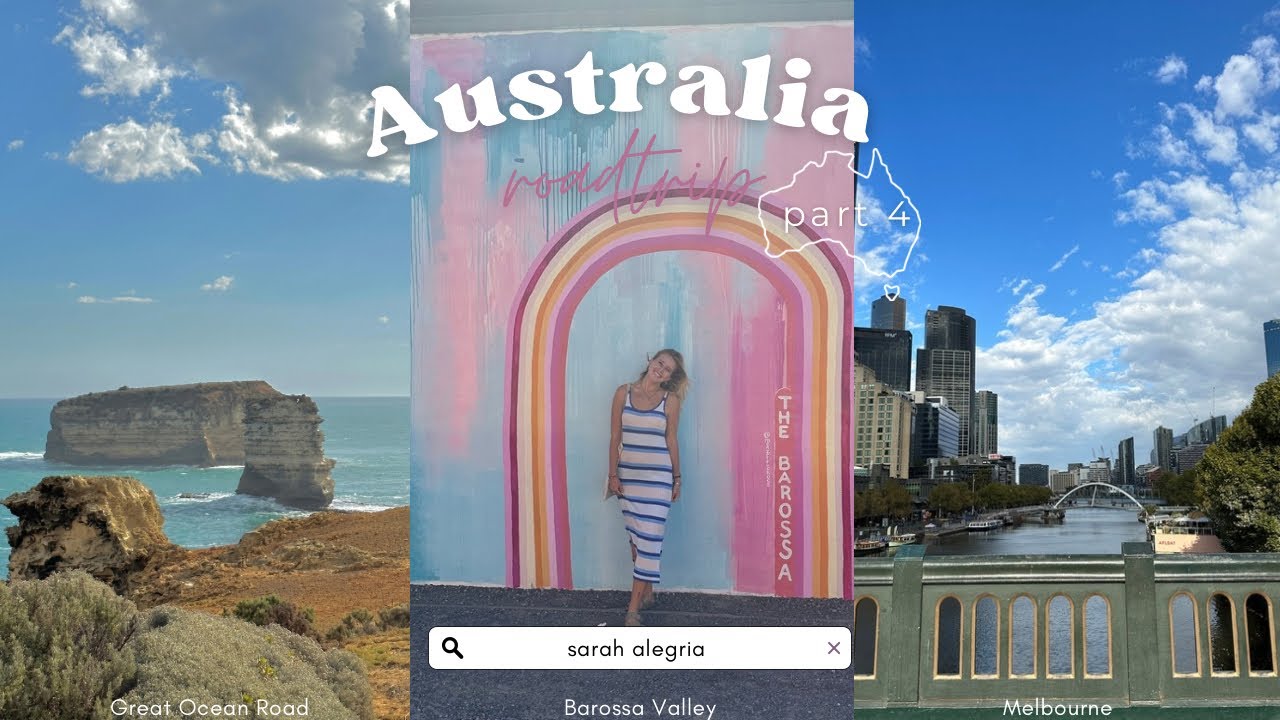 🇦🇺Australia Roadtrip pt.4:Barossa Valley🍇, Great Ocean Road 🌊, Melbourne, Canberra🏙️ I Sarah Alegria
