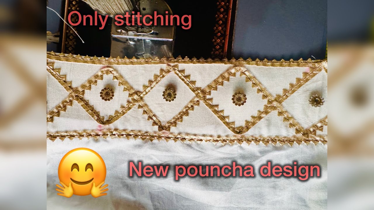 New pouncha design stitch 2025#onlystitching #salwardesign #indianclothing #sewing 🙏👍