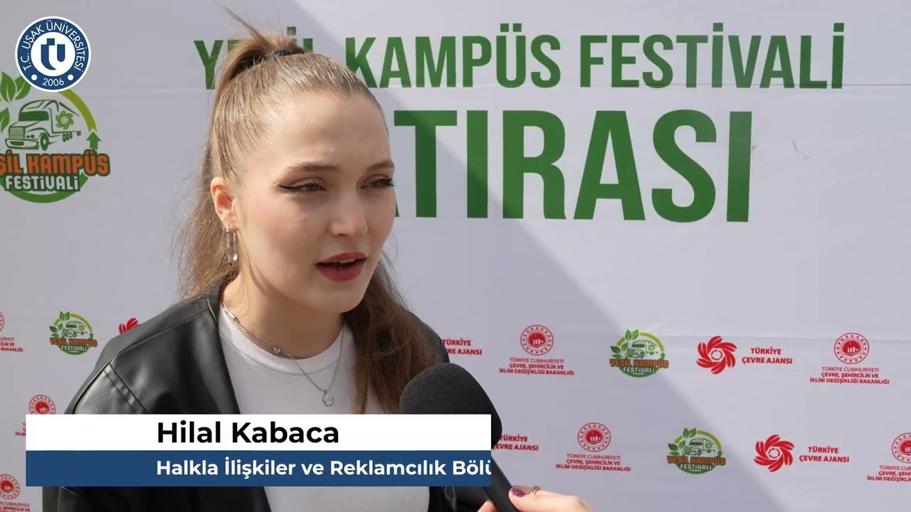 Çevre Tırı Uşak Üniversitesinde Gençlerle Buluştu