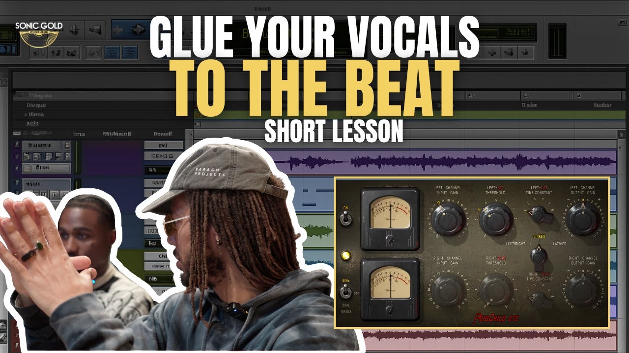 (Short Lesson) How to EASILY GLUE your vocals to the beat & make your beats BUMP!