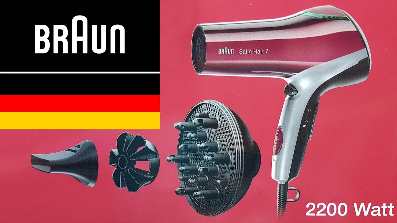Braun HD 770 Satin Hair 7 Colour Saver and Iontec Technology