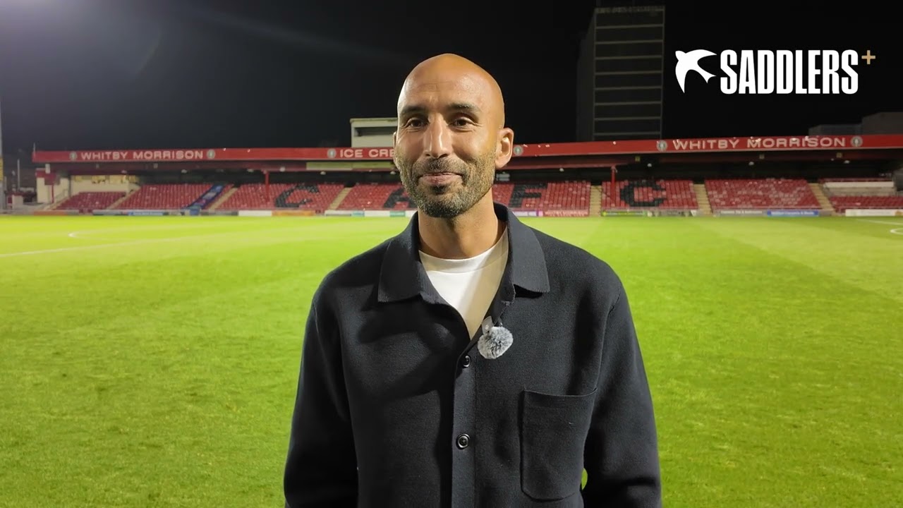 Head Coach Lee Grant speaks on point against Crewe Alexandra