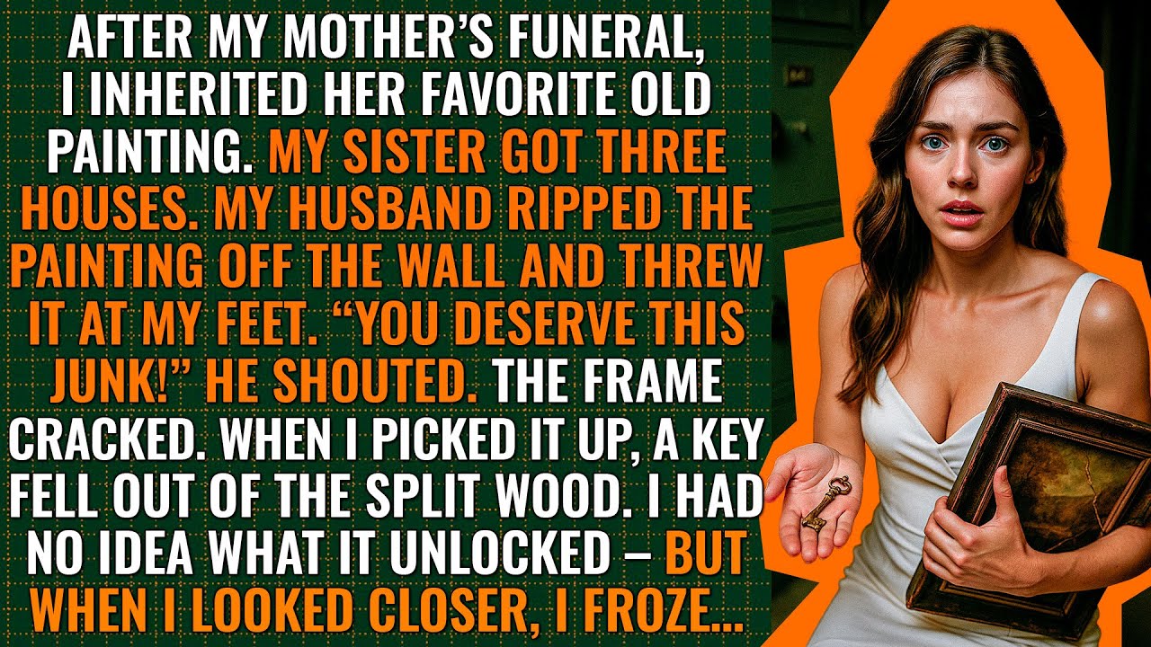 Diana Inherited an Old Painting from Her Mother — But When Her Husband Threw It to the Floor…