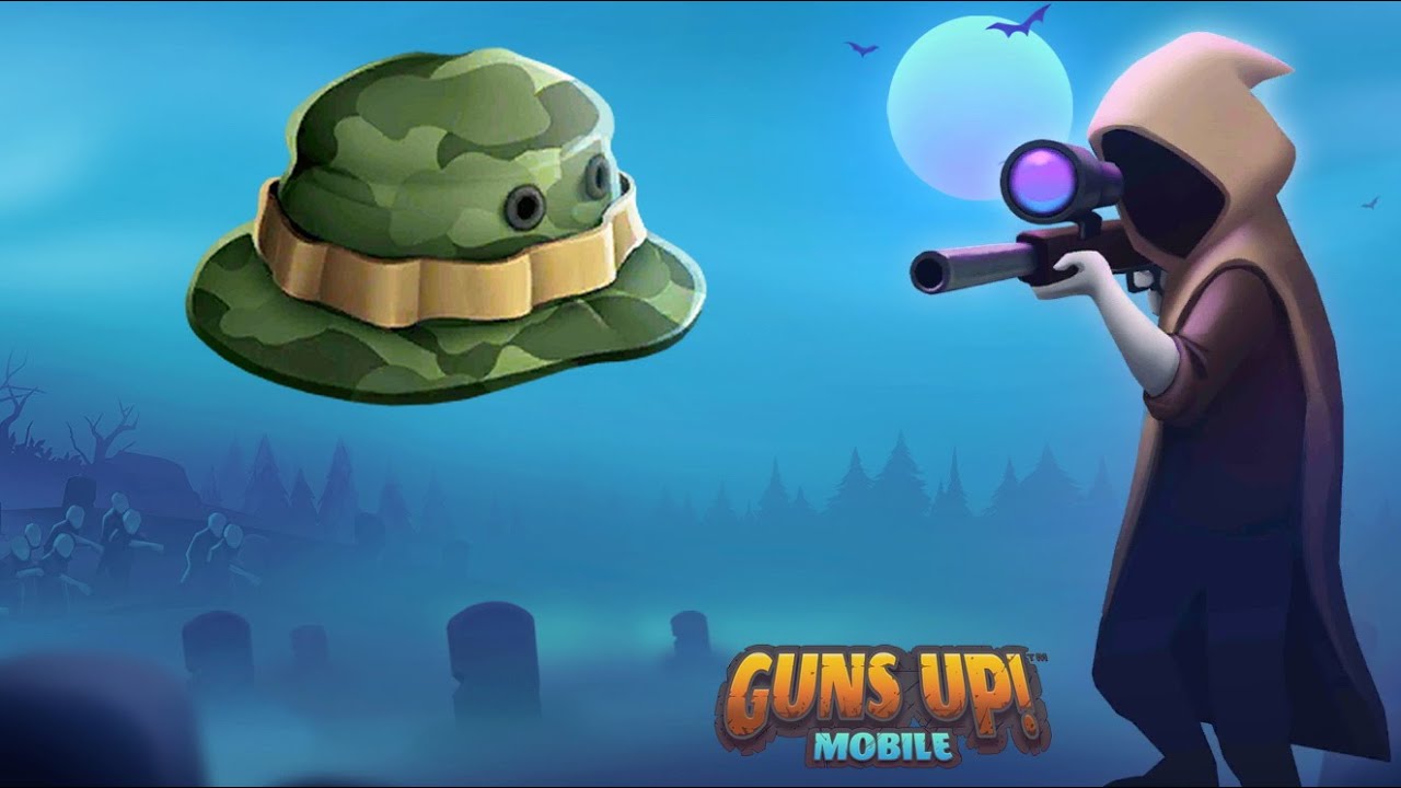 Camo Bucket Hat Lv. 20 VS Nightmare Zombies - GUNS UP! Mobile