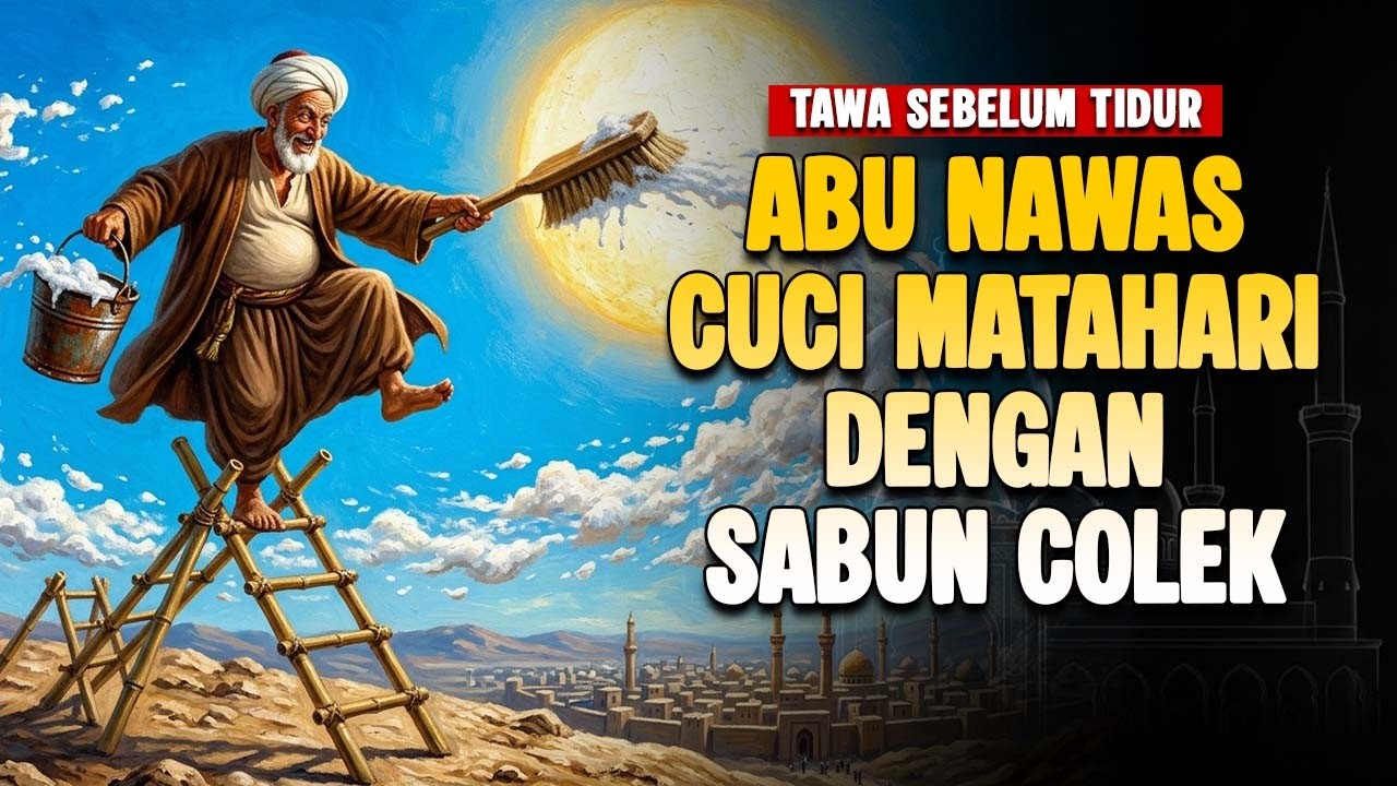 ABU NAWAS MENCUCI MATAHARI DENGAN SABUN COLEK — KISAH LUCU PENGANTAR TIDUR