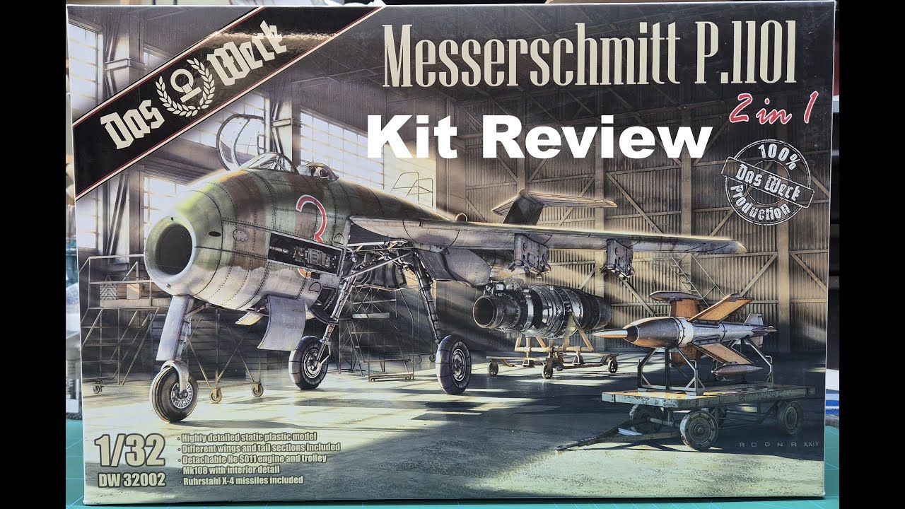 Das Werk 1/32 Messerschmitt P.1101 Kit Review