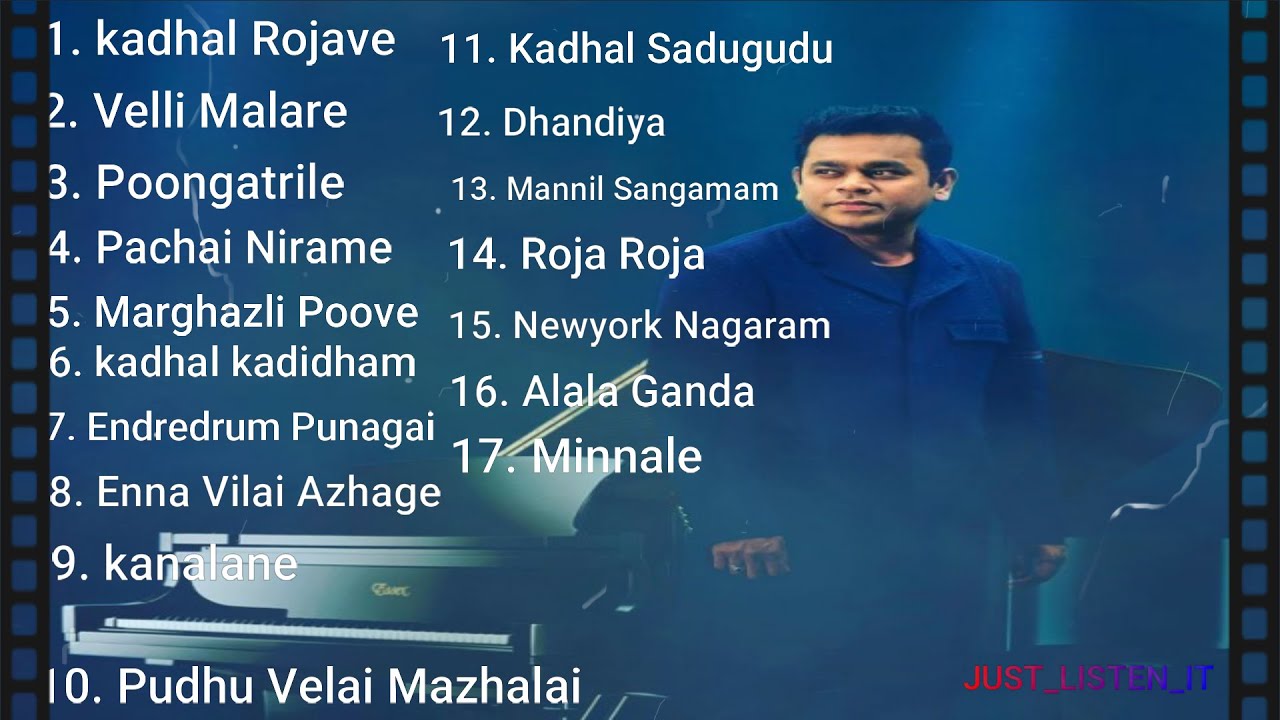 AR Rahman 90's Hits | Volume 1 | Tamil Audio Jukebox
